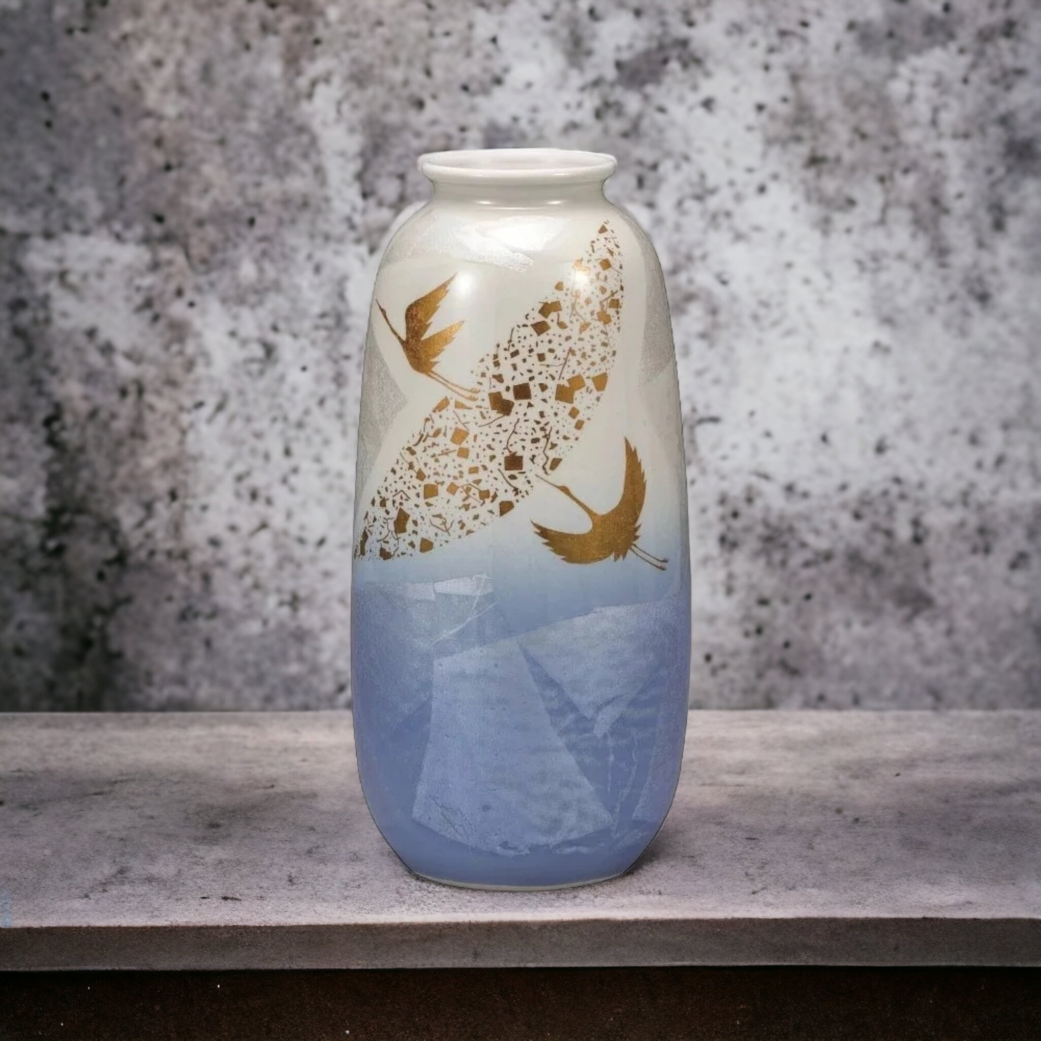 九谷焼　花瓶 訂購」日本製九谷燒陶瓷花瓶(K7-1254)