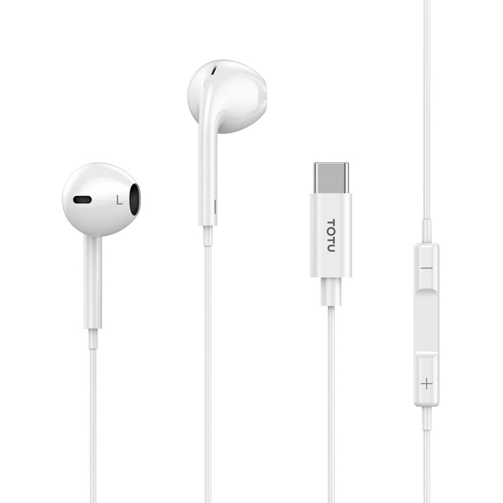 TOTU 拓途 Type-C耳機線控通話聽歌高清麥克風即插即用 耀系列 1M