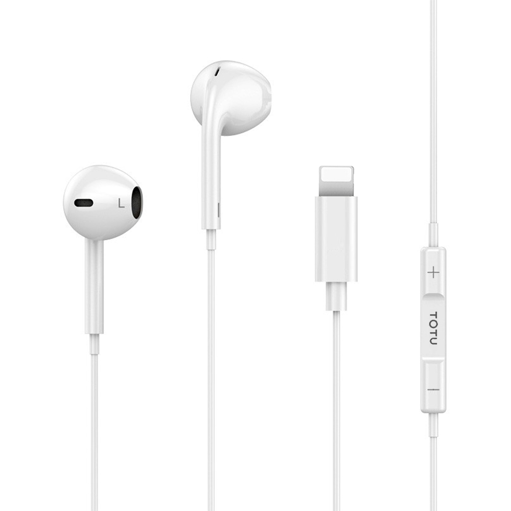 TOTU 拓途 Lightning/iPhone有線耳機線控高清通話麥克風 耀系列 1M 即插即用 通過台灣BSMI認證