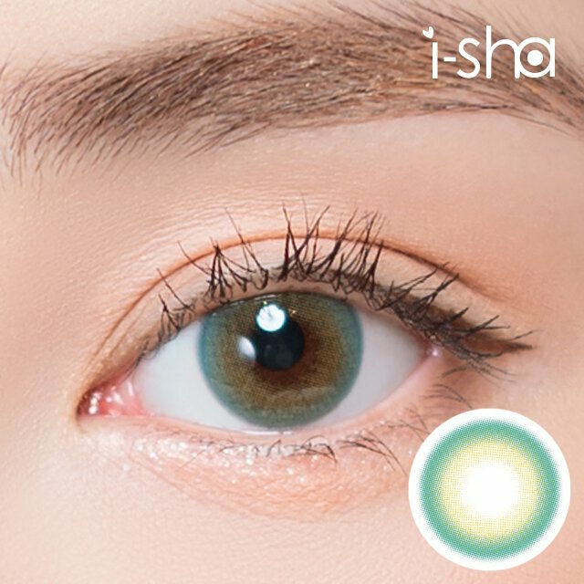 I-SHA Shine Smile Melon MUffin 每年拋棄型彩妝隱形眼鏡｜每盒1片