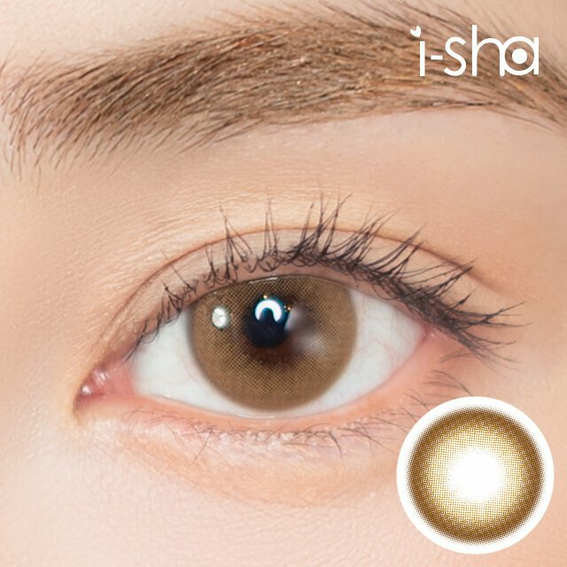 I-SHA Shine Smile Butter MUffin 每年拋棄型彩妝隱形眼鏡｜每盒1片