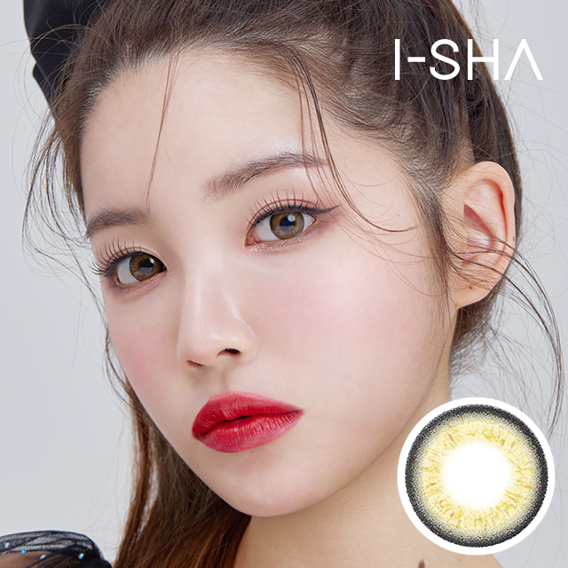 I-SHA Flex I 1 year Glowing Brown 每年拋棄型彩妝隱形眼鏡｜每盒1片