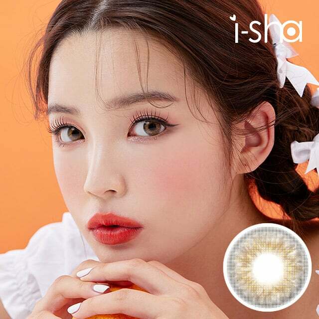 I-SHA Twenty wish 1 Year Love Brown 每年拋棄型彩妝隱形眼鏡｜每盒1片