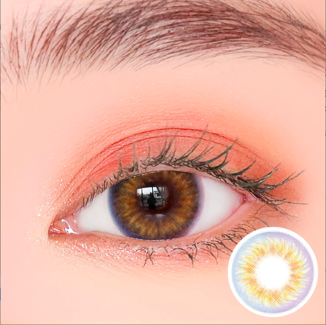 I-SHA Fairy Series 1 Year Ash Purple 每年拋棄型彩妝隱形眼鏡｜每盒1片