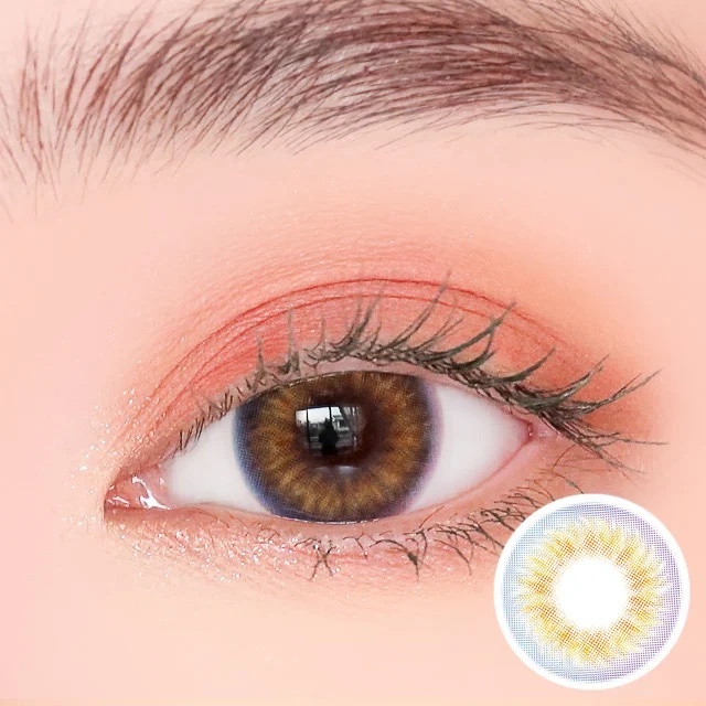 I-SHA Fairy Series 1 Year TINKERBELL BROWN 每年拋棄型彩妝隱形眼鏡｜每盒1片