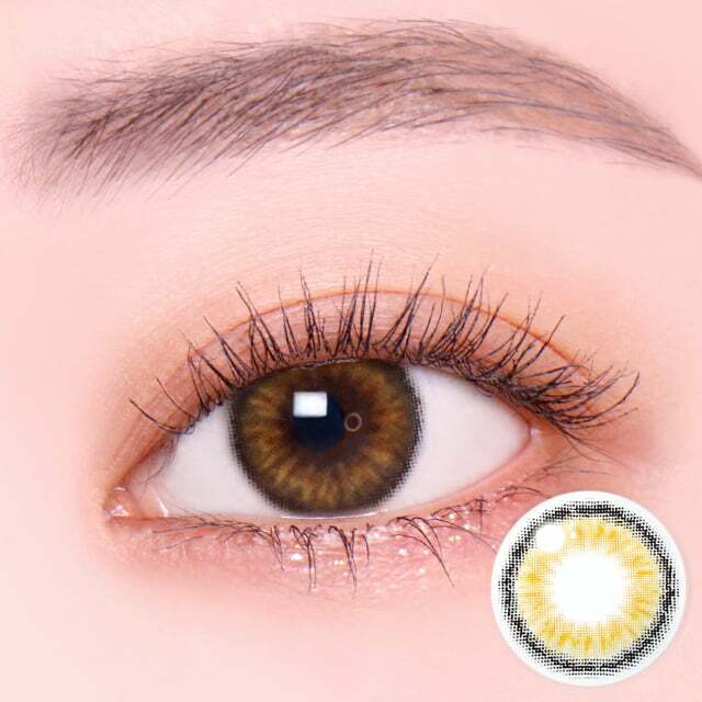 I-SHA Fairy Series 1 Year Elf BROWN 每年拋棄型彩妝隱形眼鏡｜每盒1片