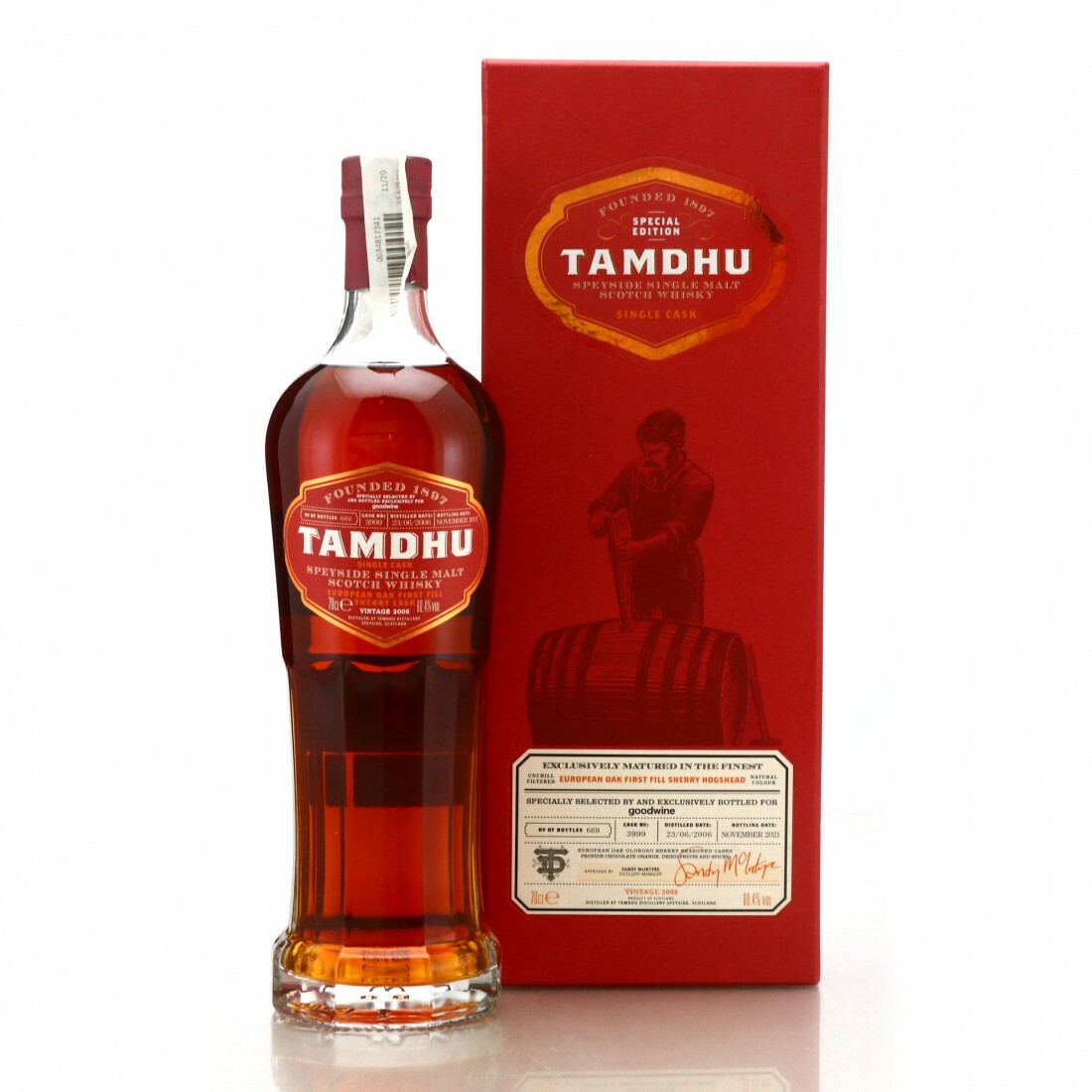 坦度 14年歐洲橡木桶 #3999