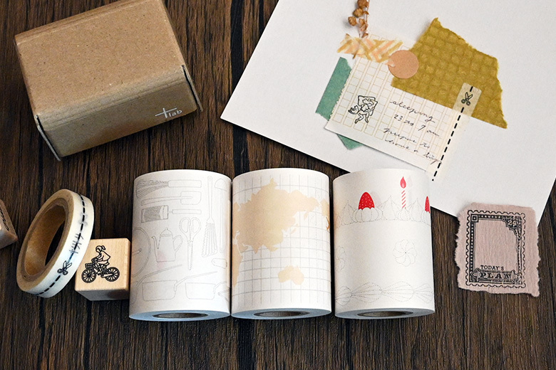 ＋lab 自由裁剪便箋捲：多種圖案 新款加入！