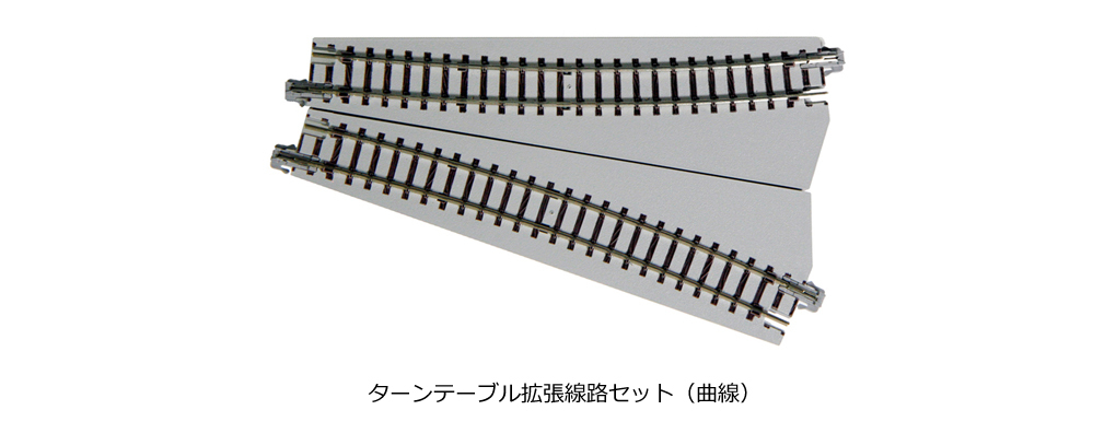 Kato 20-286 N規 電動轉盤擴張線路組(曲線)