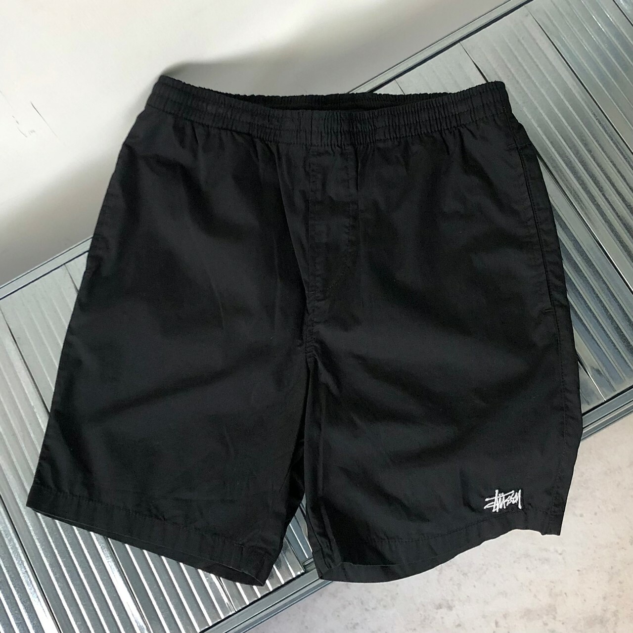 Stussy Logo 刺繡海灘褲 ST022600