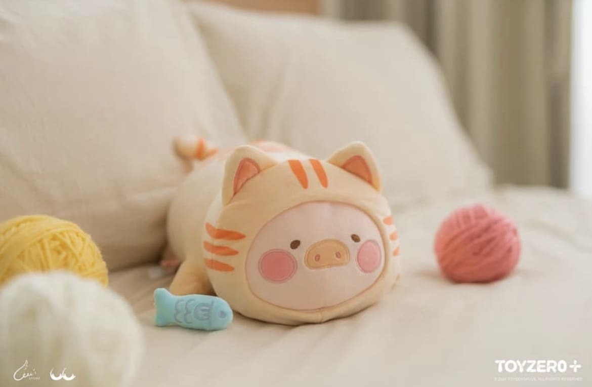 罐頭豬LuLu 豬咪日常 - LuLu 25cm 公仔