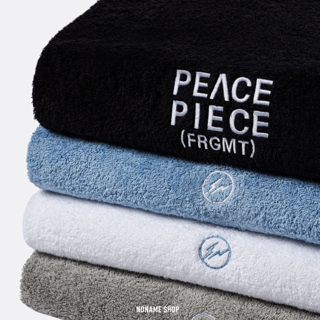 FRAGMENT DESIGN 藤原浩 Peace Piece 刺繡 浴巾/抱枕