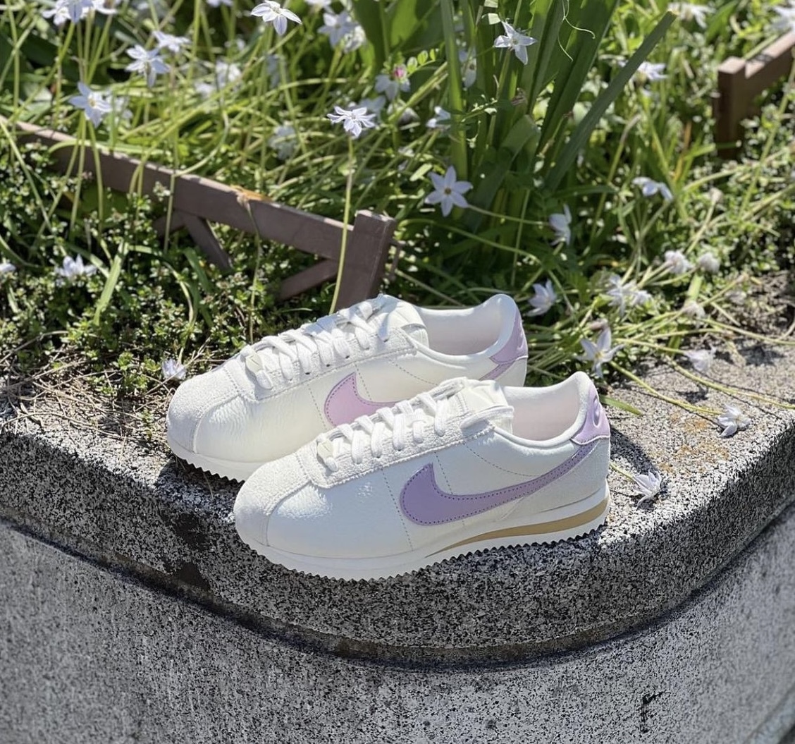 Nike cortez pastel purple online