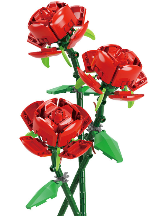 玫瑰乐高包装 （电子版说明书）