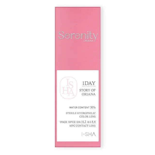 I-SHA Serenity 1 Day Gray 每日拋棄型彩妝隱形眼鏡｜每盒10片