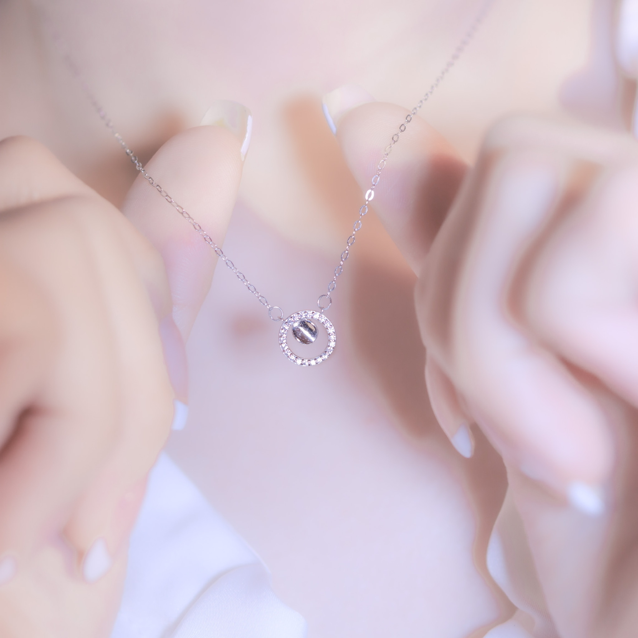| 925 Silver・White Gold・Rose Gold | Being Wiser Necklace（Silver / Rose Gold） | NE0471 |