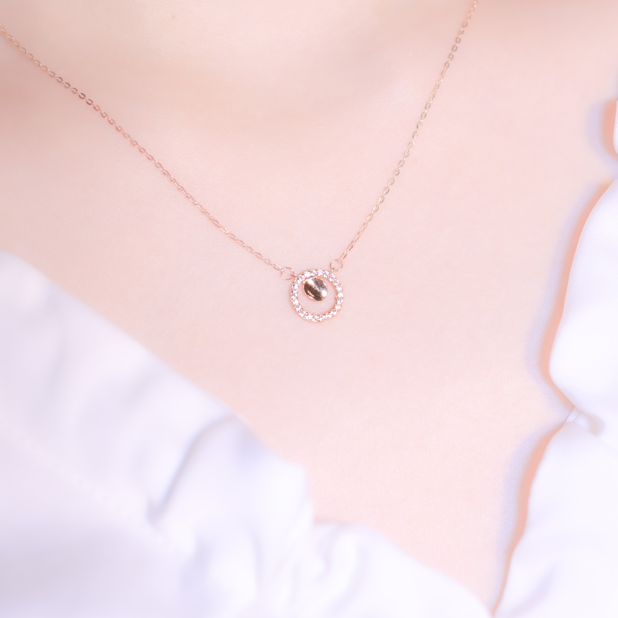 | 925 Silver・White Gold・Rose Gold | Being Wiser Necklace（Silver / Rose Gold） | NE0471 |