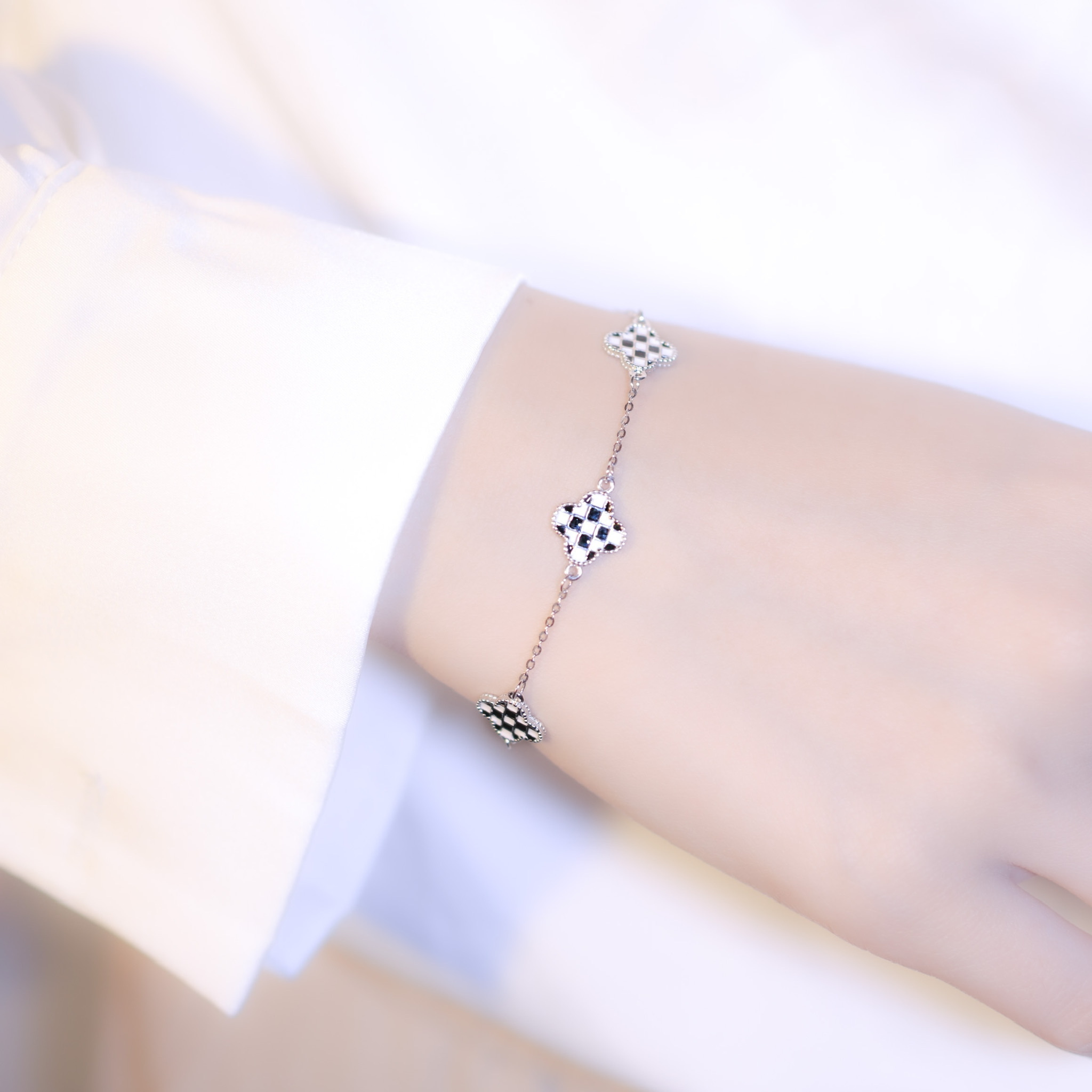 | 925 Silver・White Gold・Rose Gold | Perfect Match Bracelet（Silver / Rose Gold） | BR0589 |