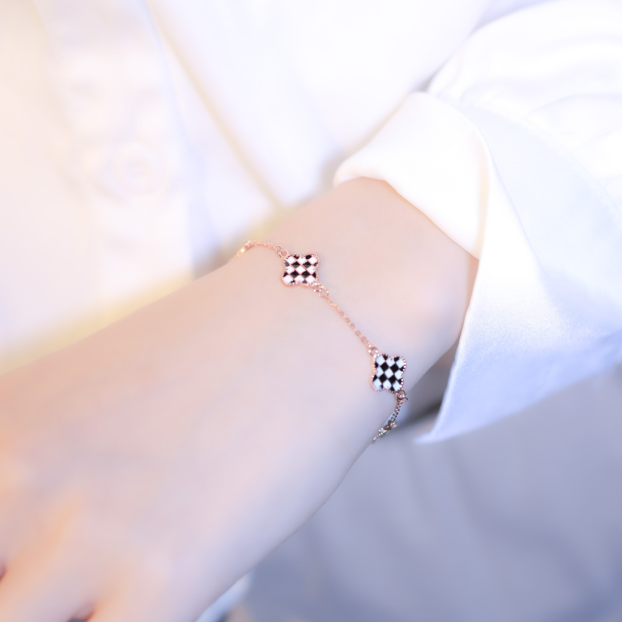 | 925 Silver・White Gold・Rose Gold | Perfect Match Bracelet（Silver / Rose Gold） | BR0589 |