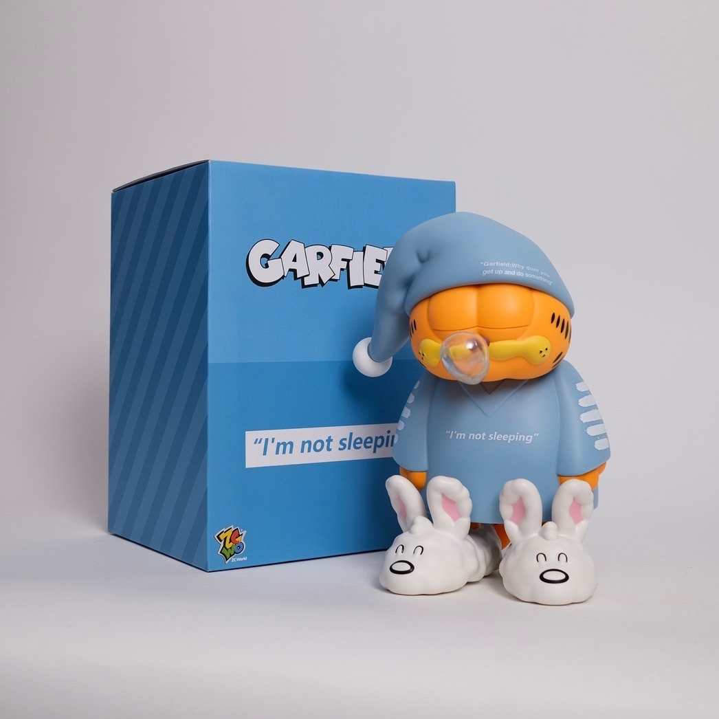 ZC WORLD ZCWD GARFIELD "I AM NOT SLEEPING" 瞌睡加菲貓