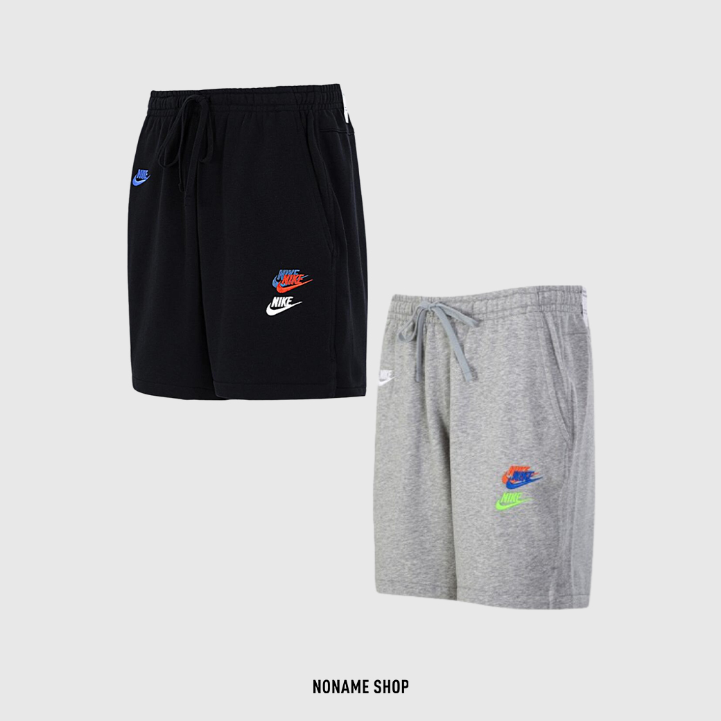 NIKE SPORTSWEAR ESSENTIALS 刺繡 LOGO 抽繩 棉褲 三勾 短褲 兩色 (男款)