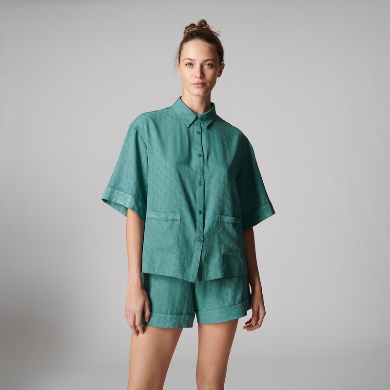 CAPRICE 恣意隨想 襯衫 極光綠