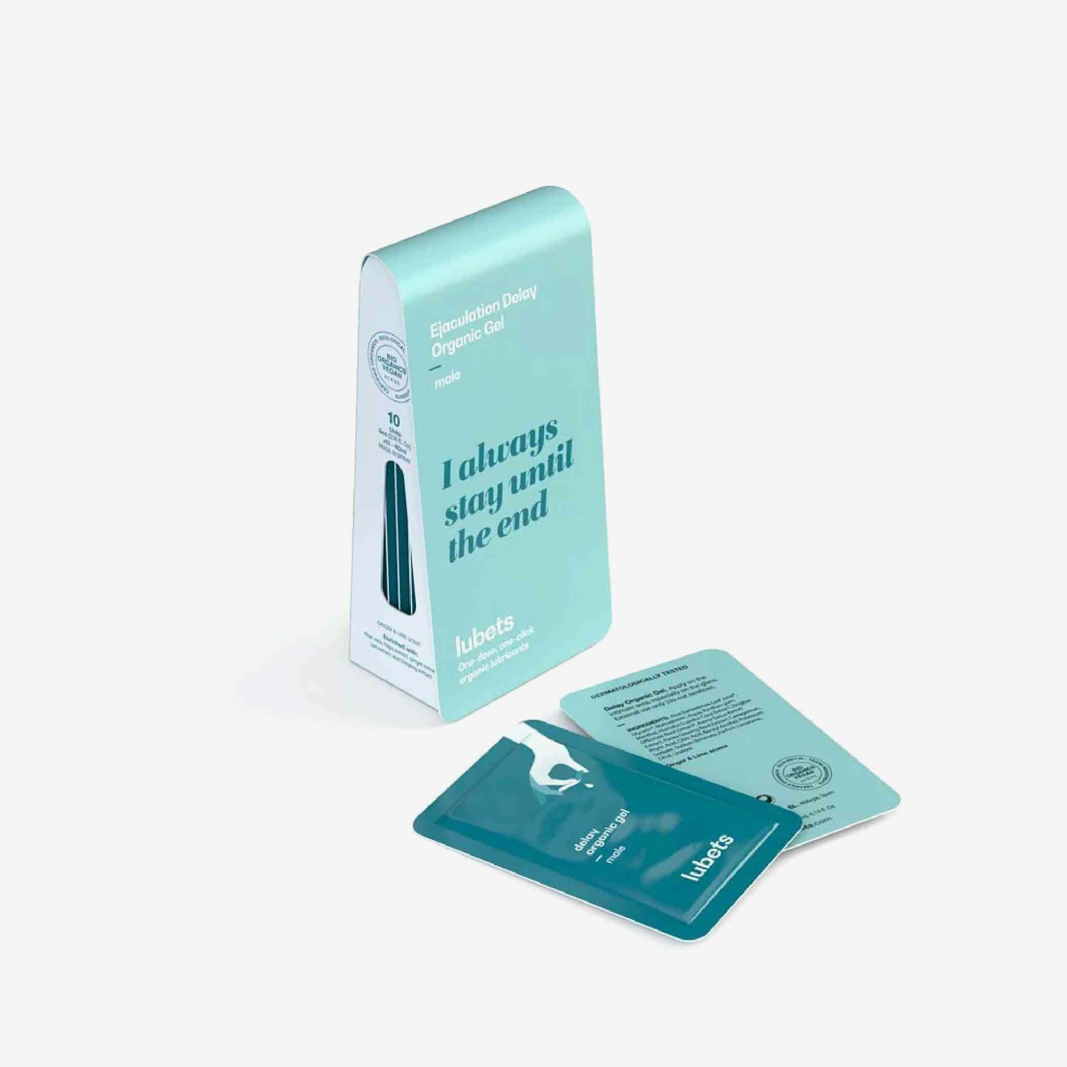 lubets 天然有機男士延時凝膠 十片隨身包