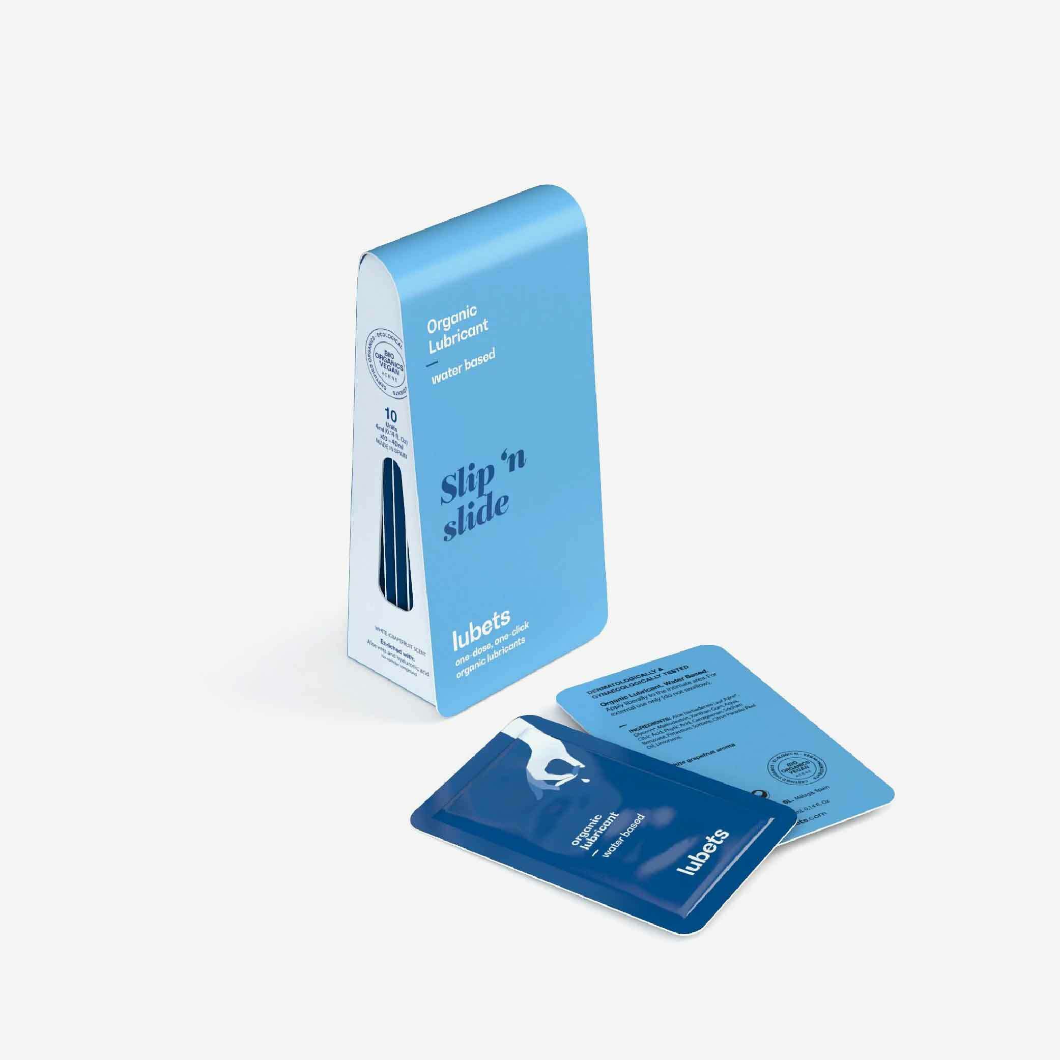 lubets Organic Water-Based Lubricant 10-Pack