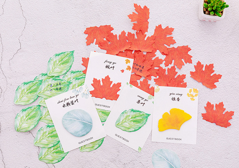 小清新樹葉便利貼 A1169