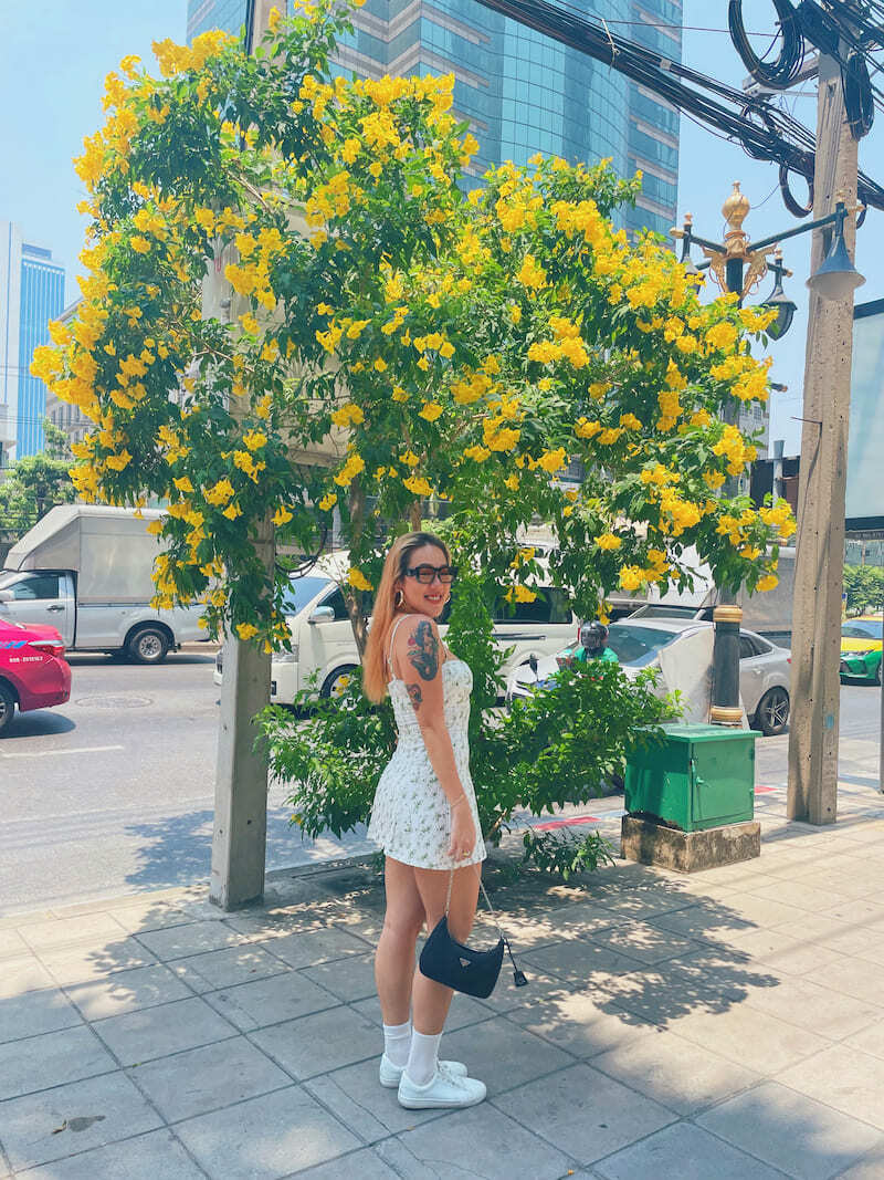 小清新碎花洋裝