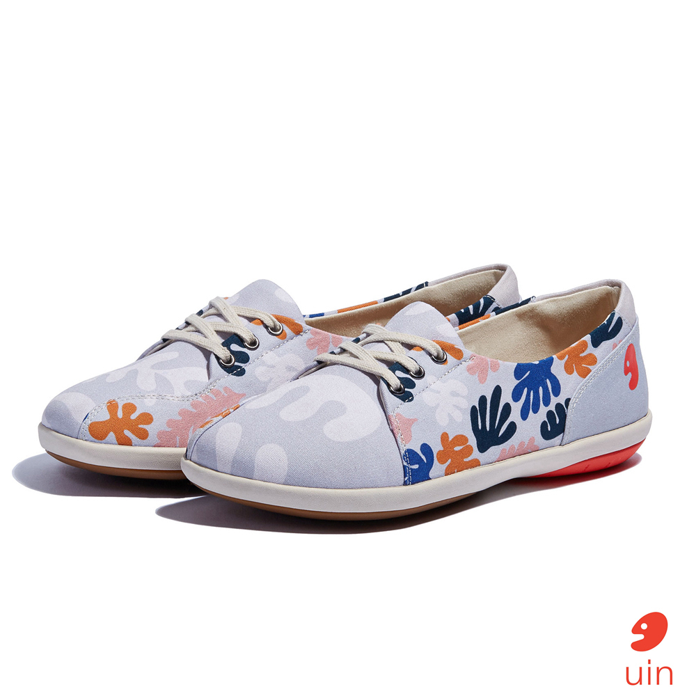【Uin】西班牙原創設計 |伊利特3 田園花雨 女鞋 彩繪鞋 休閒鞋 懶人鞋