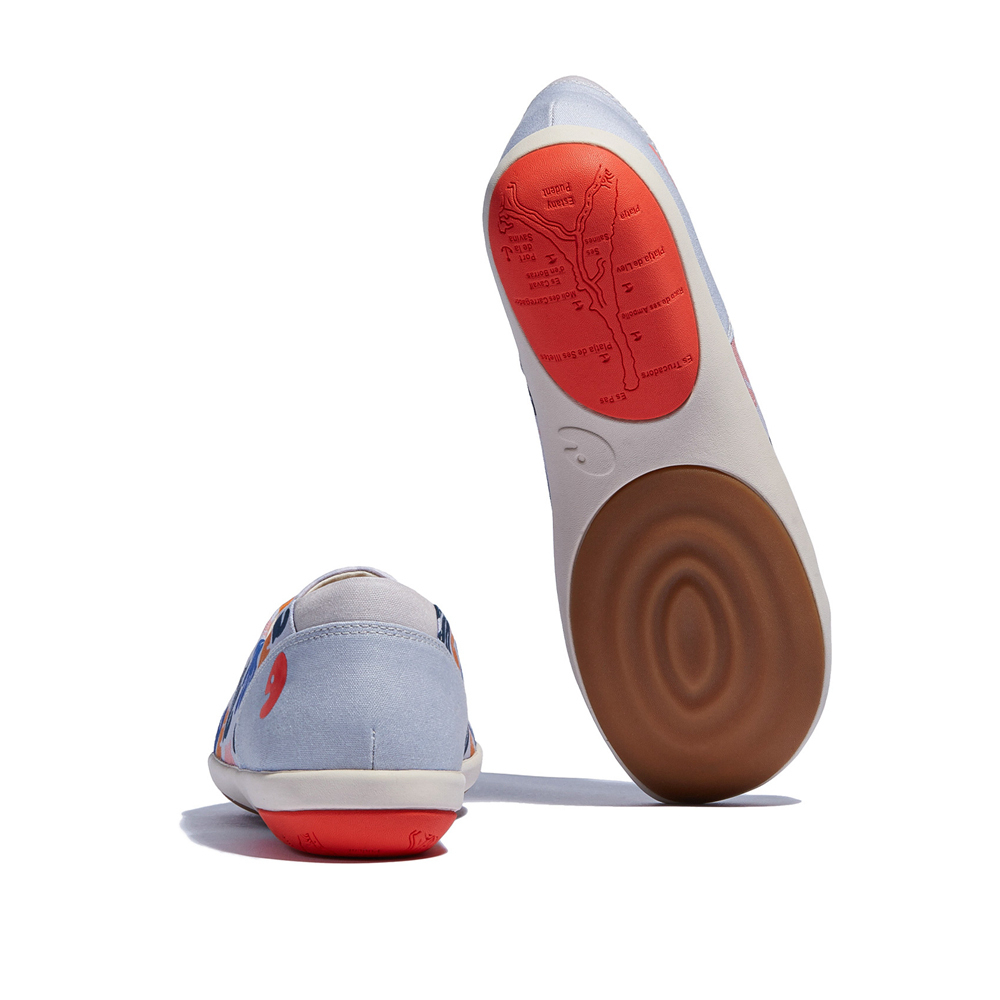 【Uin】西班牙原創設計 |伊利特3 田園花雨 女鞋 彩繪鞋 休閒鞋 懶人鞋