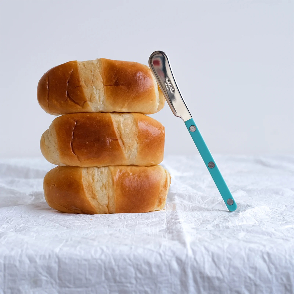 SABRE | Bistrot 復古酒館鈕扣系列 | 奶油抹刀 | 亮面 | 粉彩綠