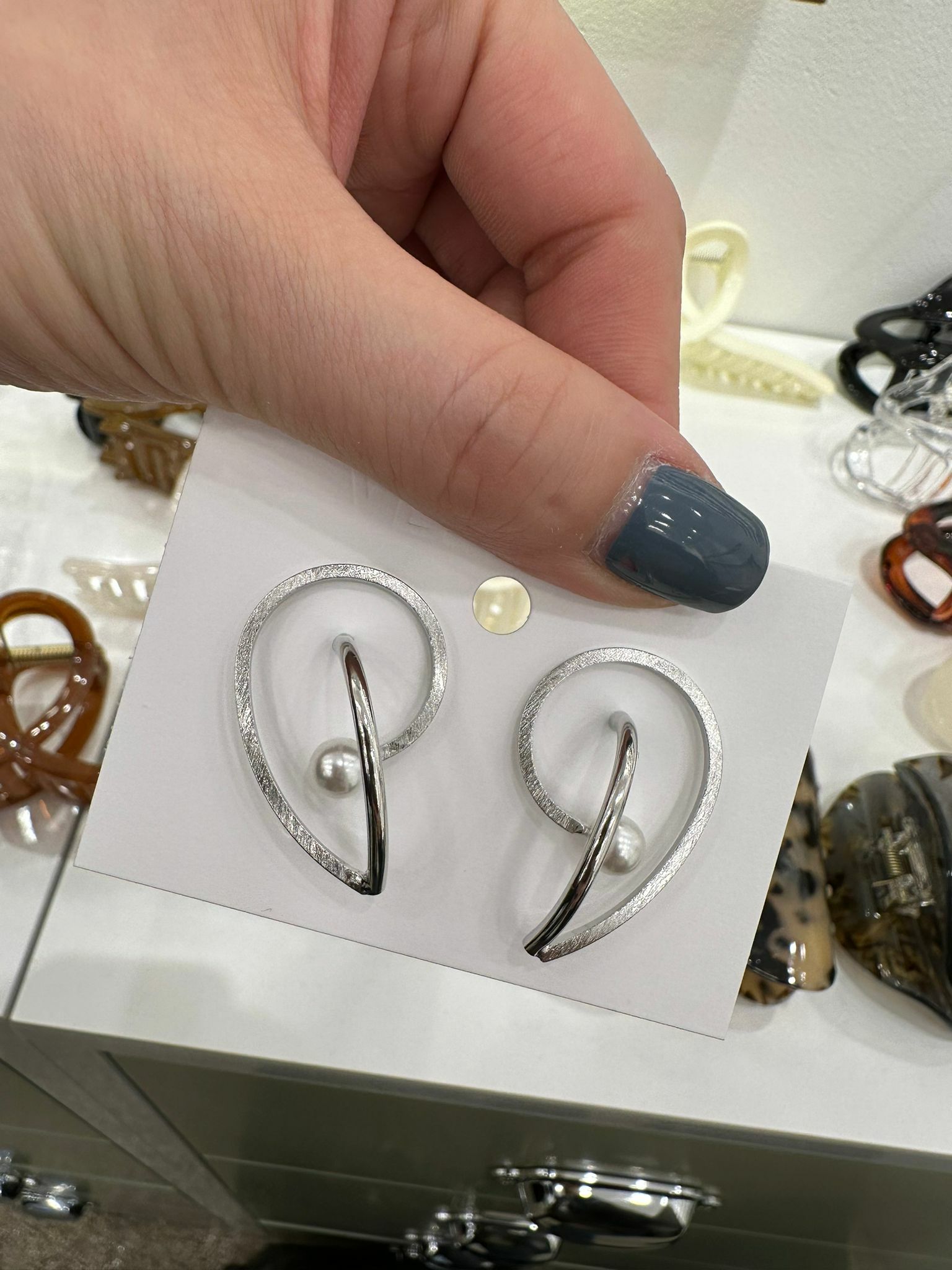 ED20 珍珠耳環 (電鍍防敏感針)