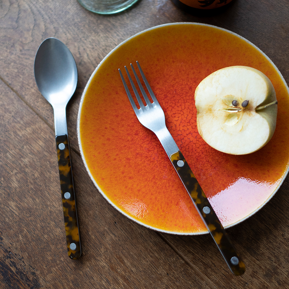 SABRE | Bistrot 復古酒館鈕扣系列 | 沙拉叉 | 霧面 | 玳瑁