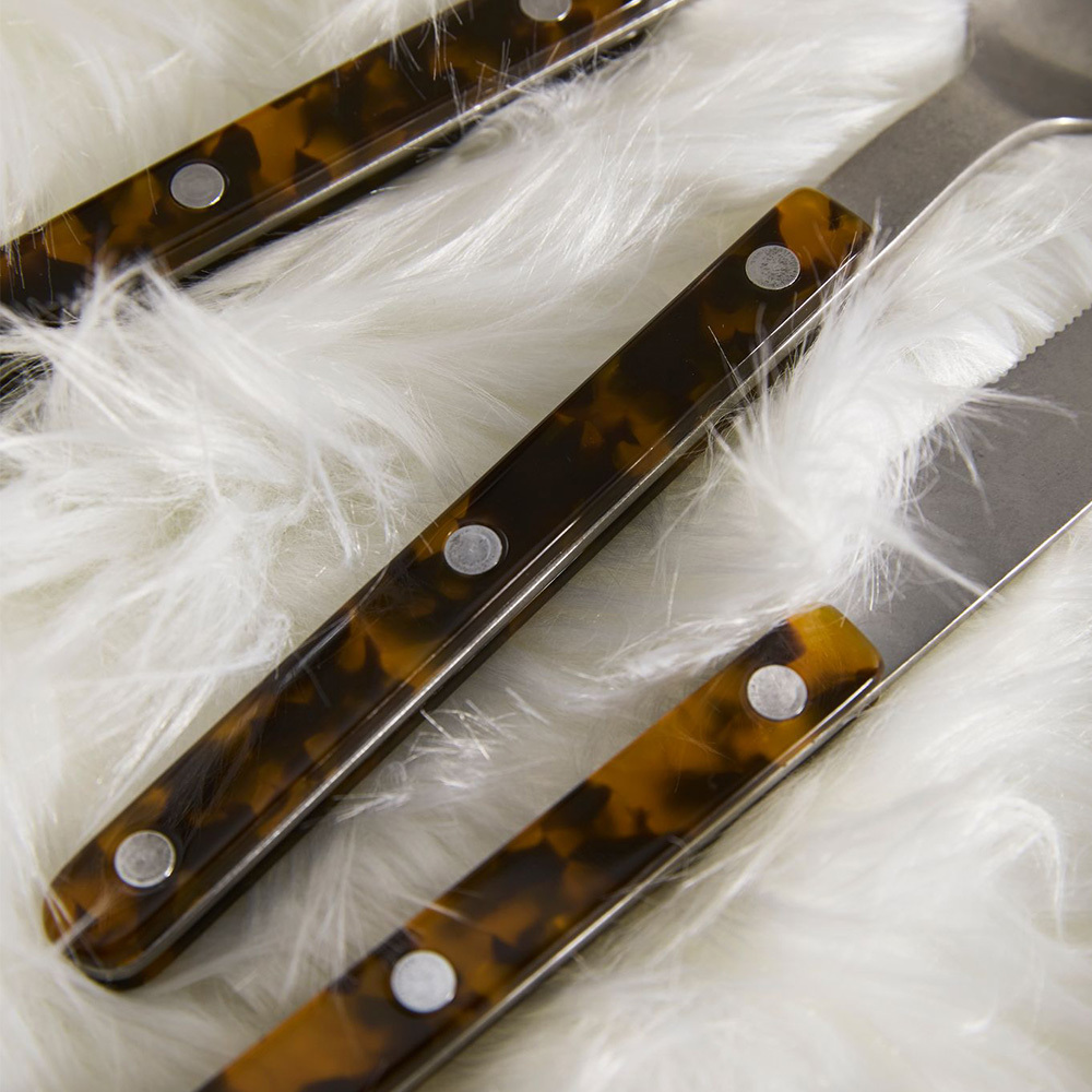 SABRE | Bistrot 復古酒館鈕扣系列 | 塔派鏟 | 霧面 | 玳瑁