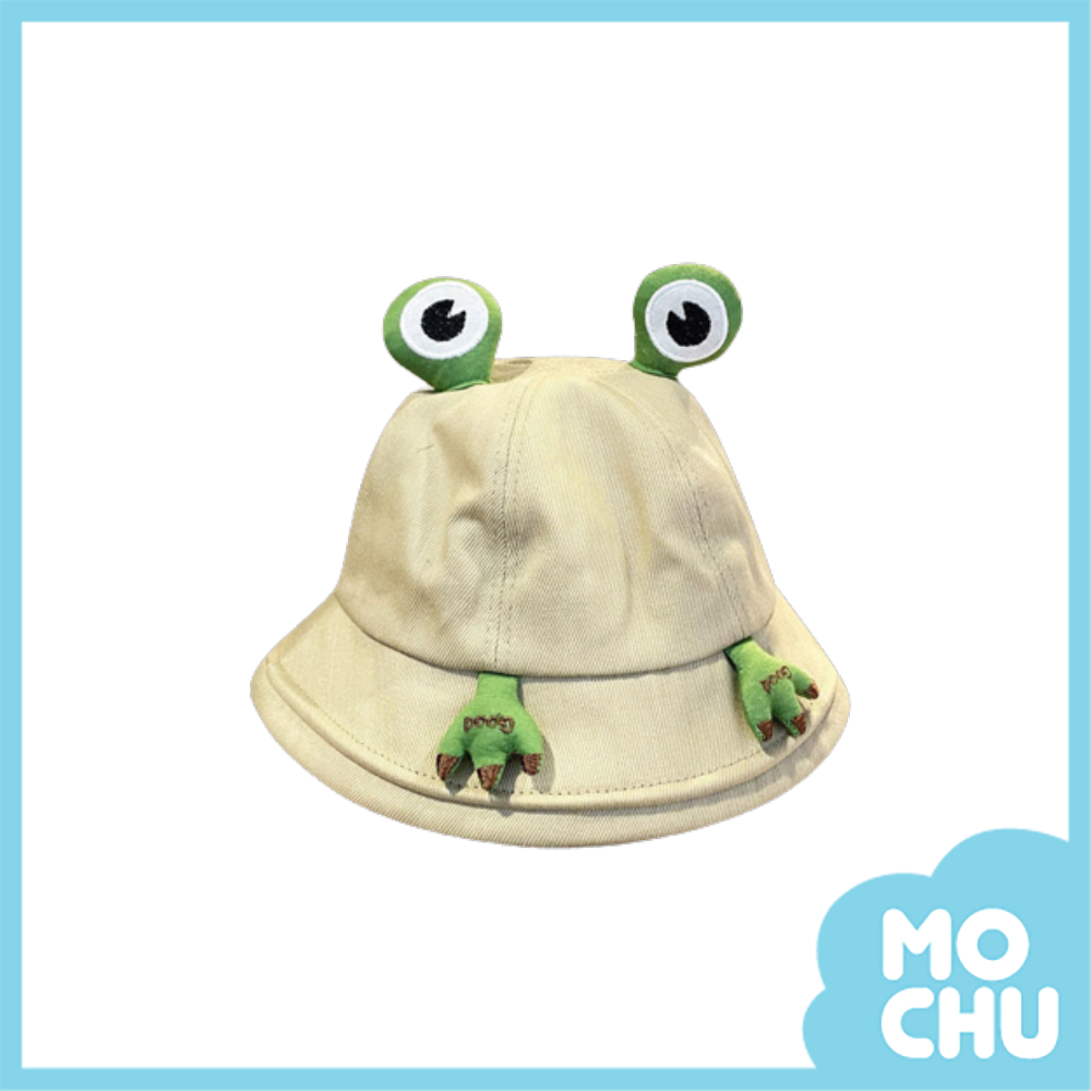 立體大眼青蛙薄款布帽