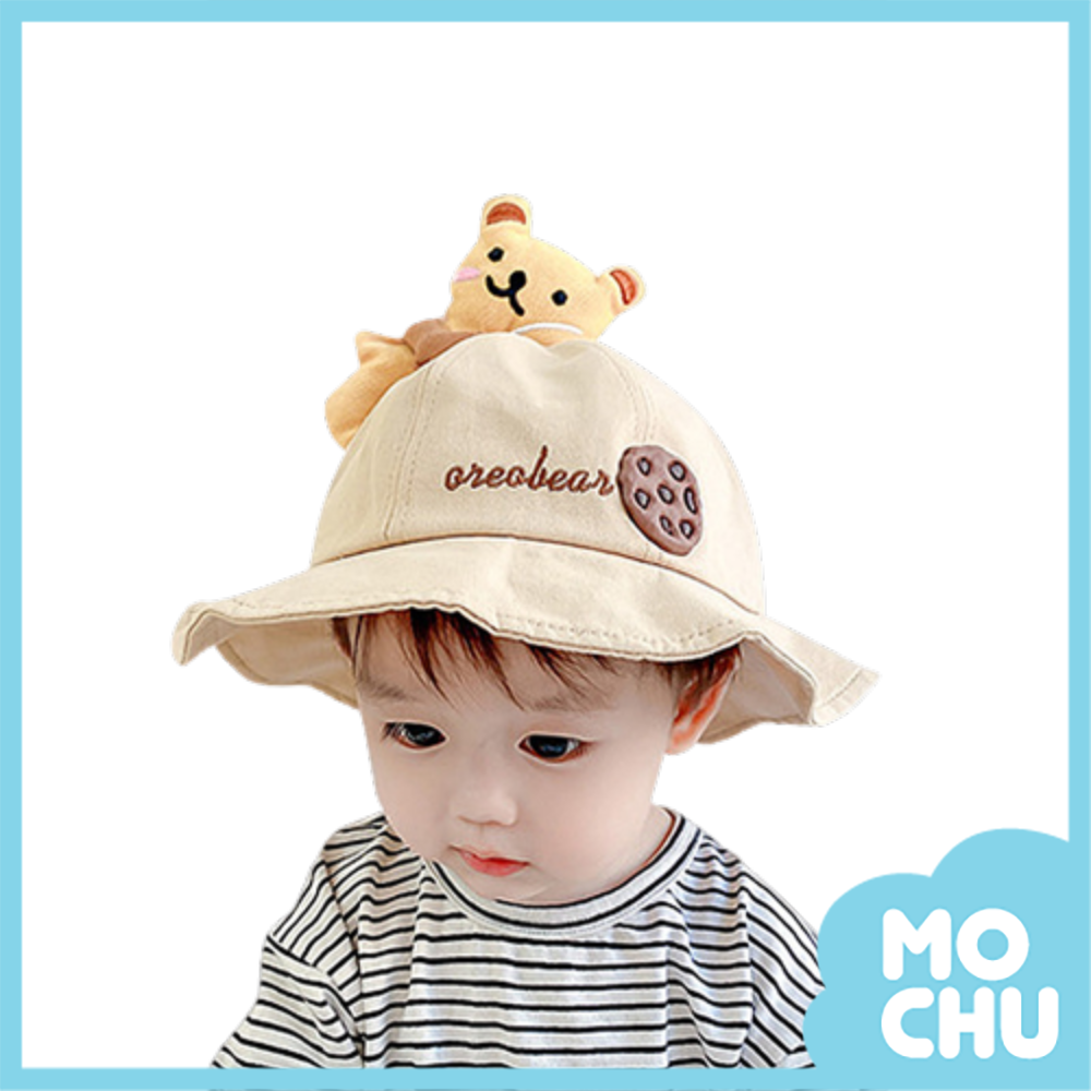 小熊愛吃餅乾薄款布帽