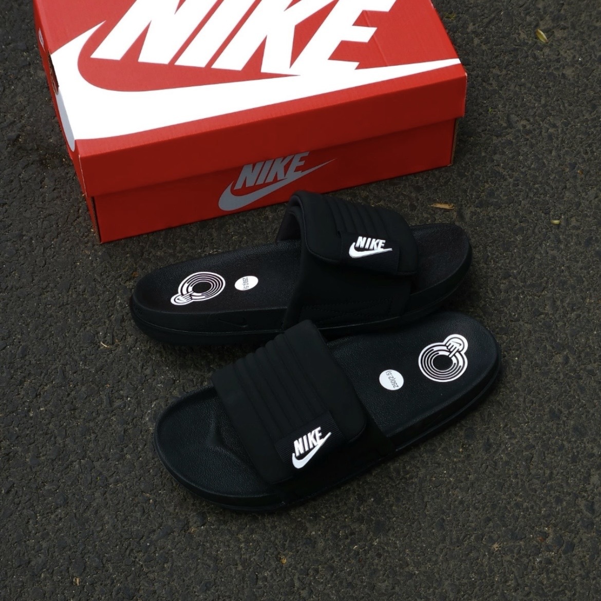 Nike Offcourt Adjust 拖鞋 黑色/薄荷白綠/粉色 魔鬼氈 泡棉 可調節