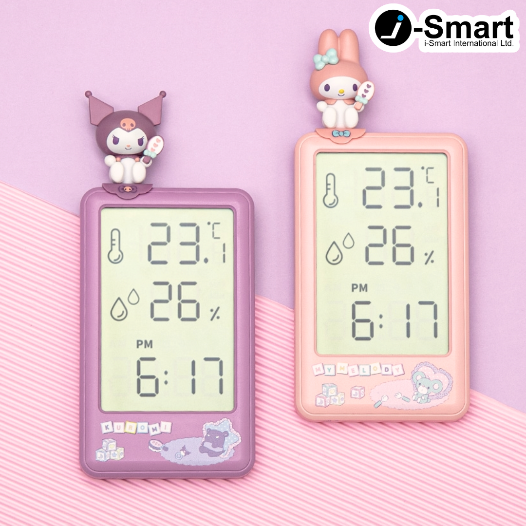 SANRIO-溫濕度計電子時鐘-MY MELODY