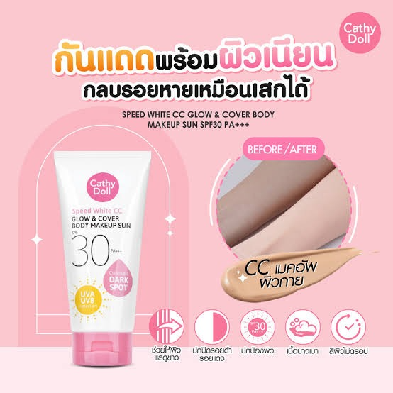 泰國 Cathy Doll爆水防曬精華乳液3款