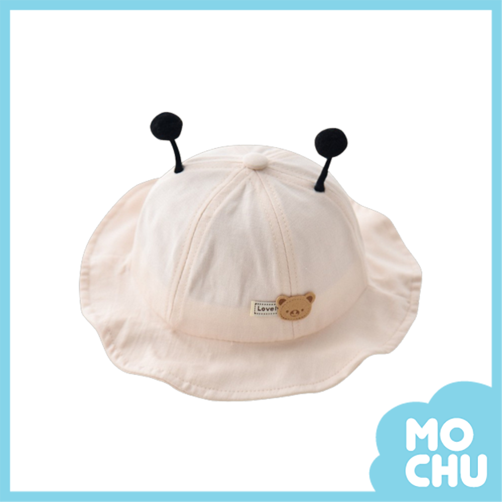 立體黑觸角薄款布帽