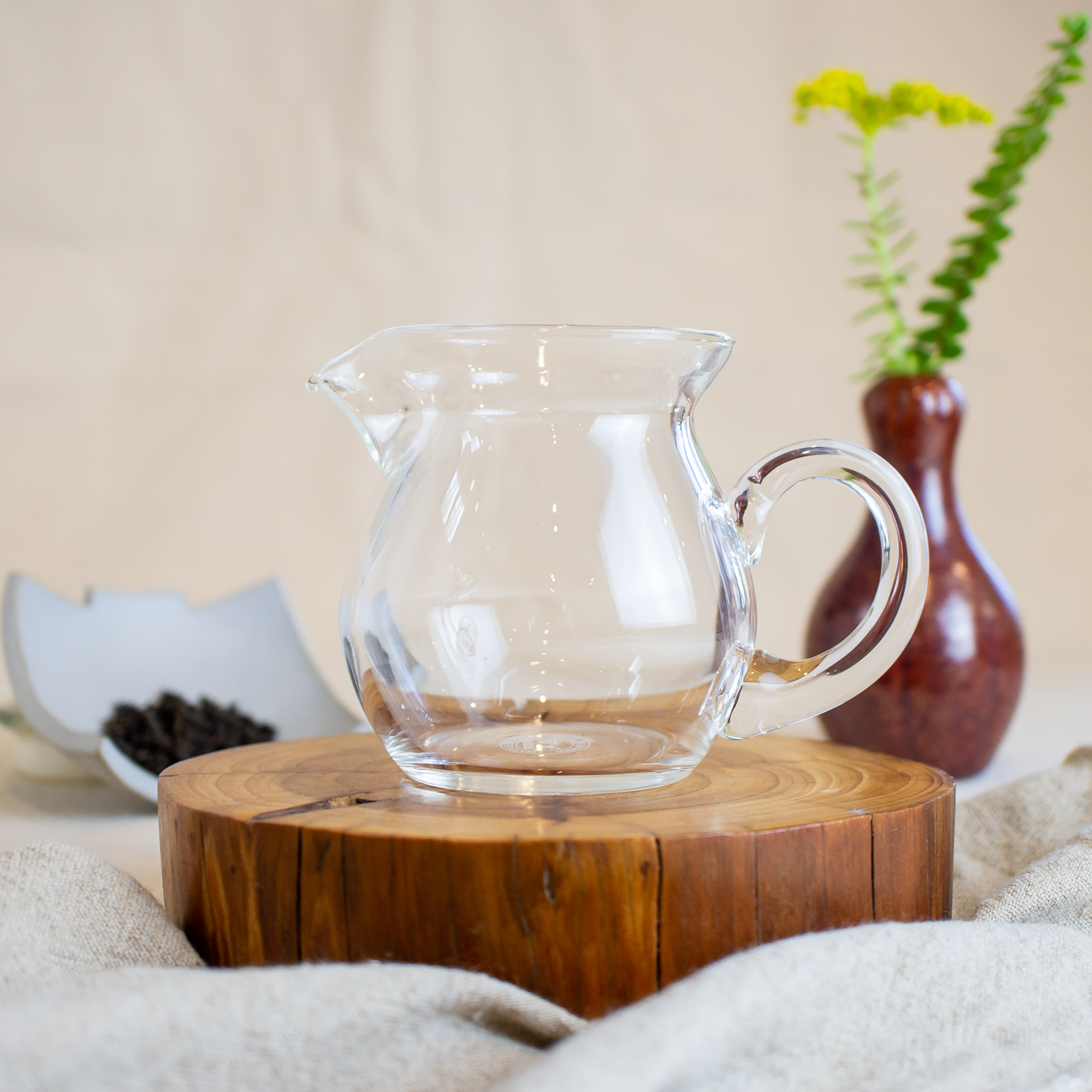 純手工耐熱玻璃茶海