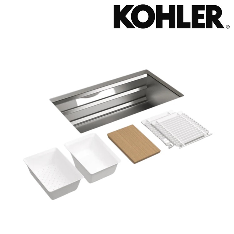 Kohler "Prolific" K-5540T-S-NA Undermount Single-bowl Workstation Kitchen Sink *Display*