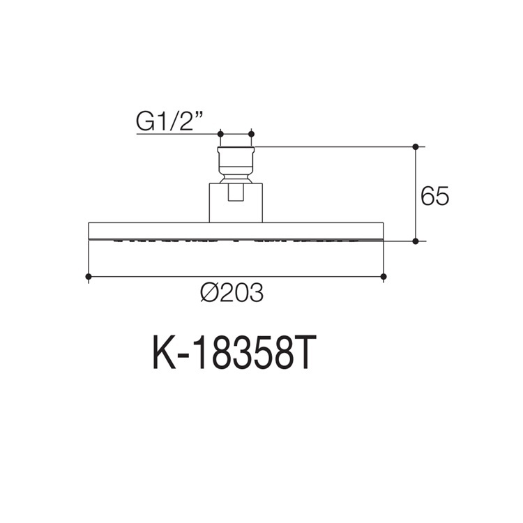 Kohler "Katalyst" K-18358T-CL-RGD RainShower