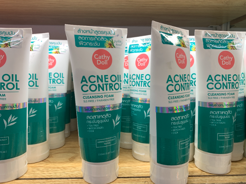 泰國 Cathy Doll Acne Oil Control 痘痘/控油 洗面乳 2款