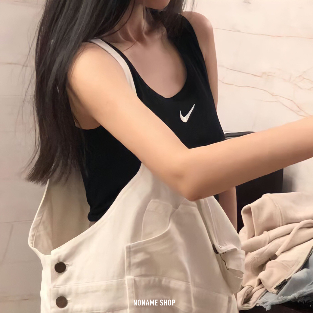 NIKE NSW 基本款 小勾 背心 黑 (女款)