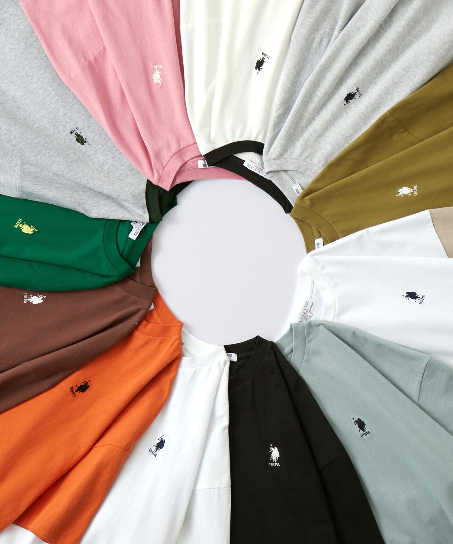 日版 U.S.POLO ASSN. Embroidery One Point Logo T-Shirt [SC260]