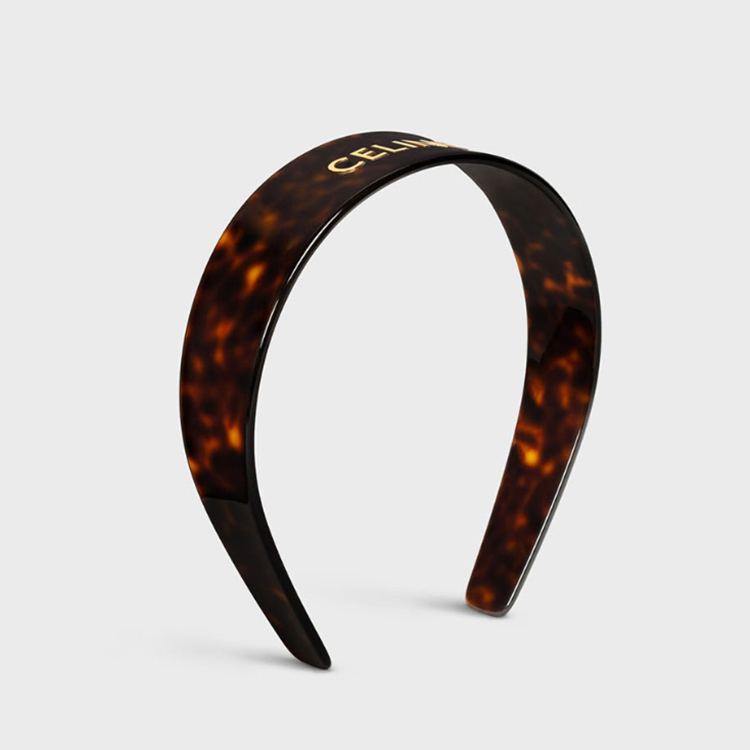 Celine 深玳瑁色頭箍-M