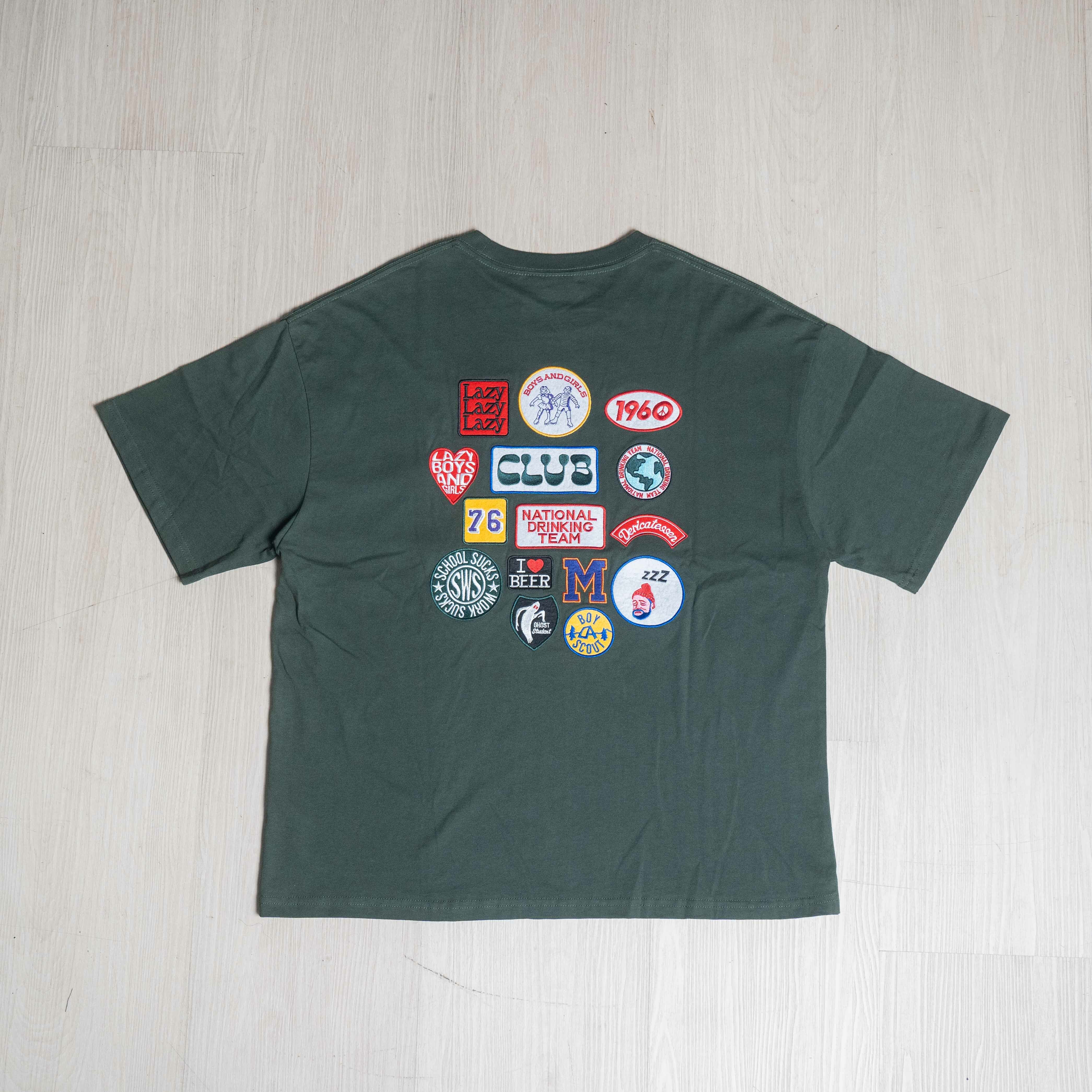 FREAK'S STORE 日本 選貨店 拼貼 LAZY 滑板 電繡 貼布 短T 現貨